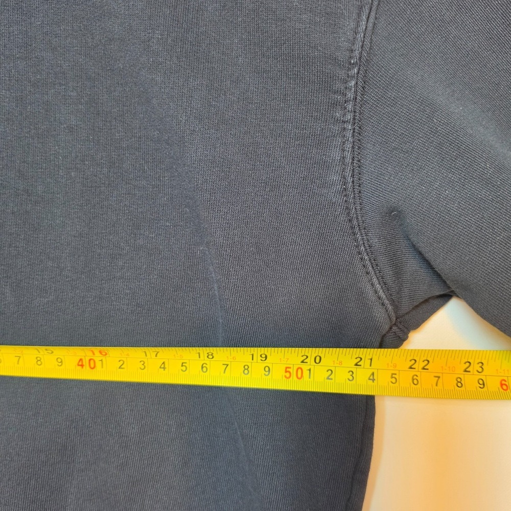 H&M Loose Fit Crewneck Sweatshirt Solid Black Size Medium - Picture 7 of 10